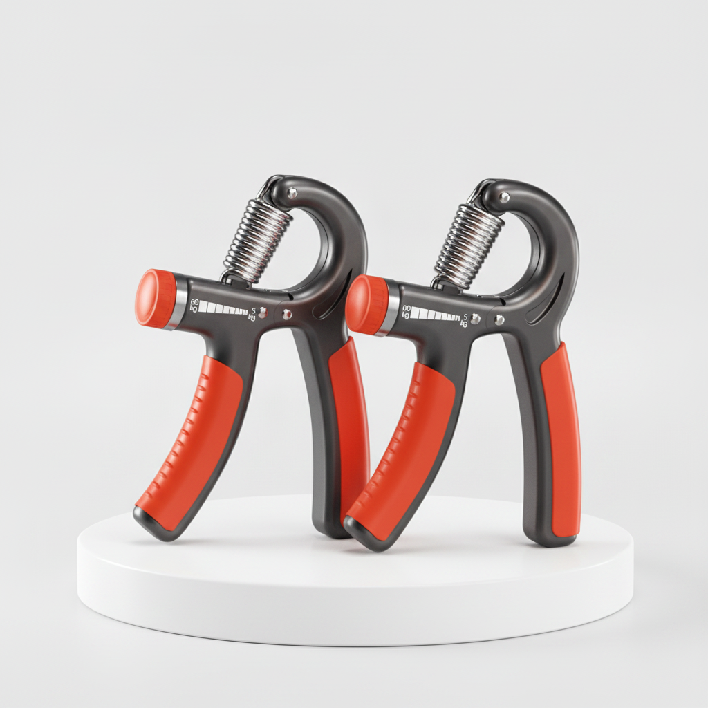 Ejercitador Fortalecedor Manos Ajustable 5-60kg Hand Grip-8