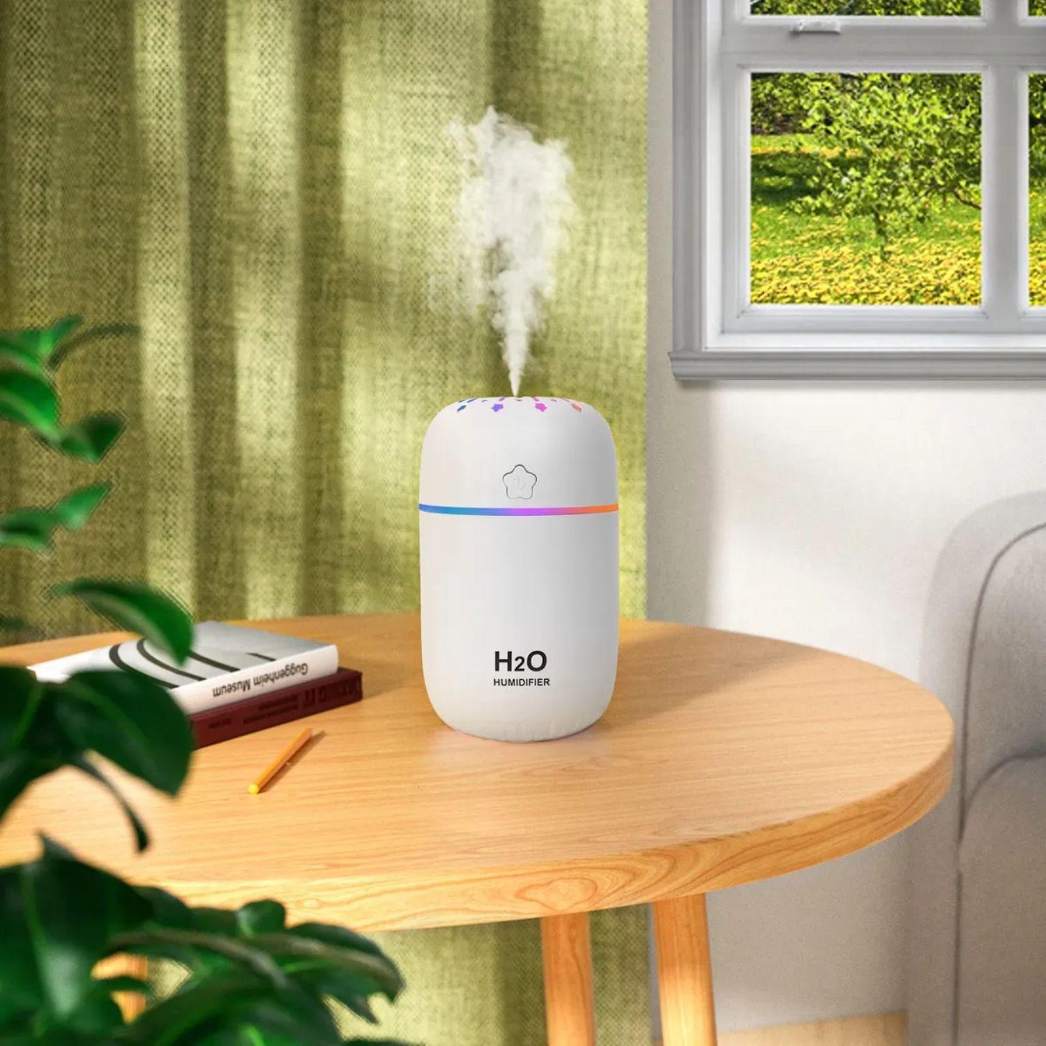 Difusor Humidificador De Aire H2O Para Automóvil Blanco-3
