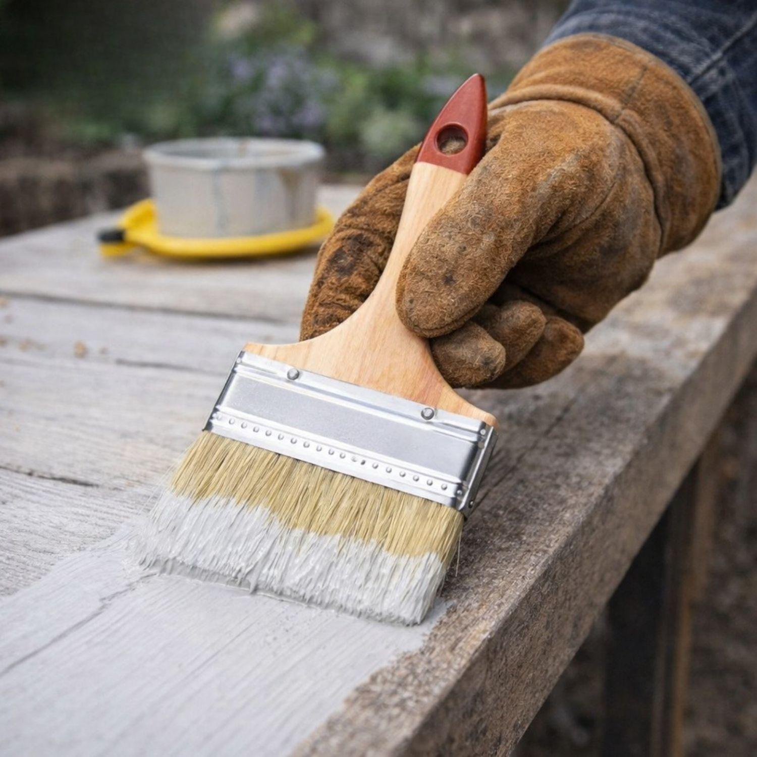 Set 12 Brocha Mango Madera 5 Pulgadas Para Pintura Pintar-2