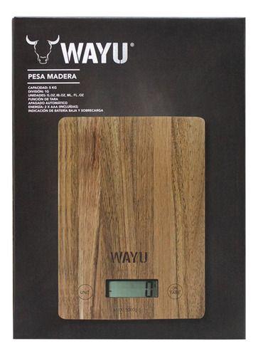 Pesa Madera Wayu Color Café 5 Kg-5