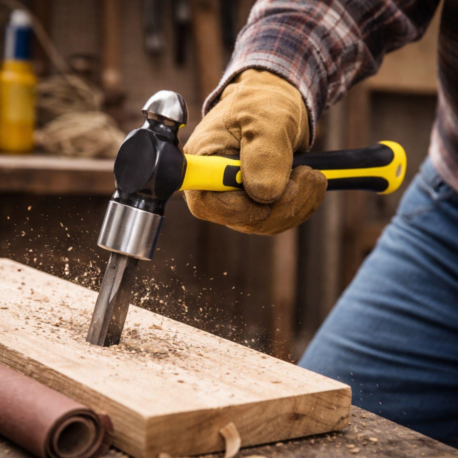 Martillo Mango Silicona 1.25 Lbs Herramientas Construcción-3