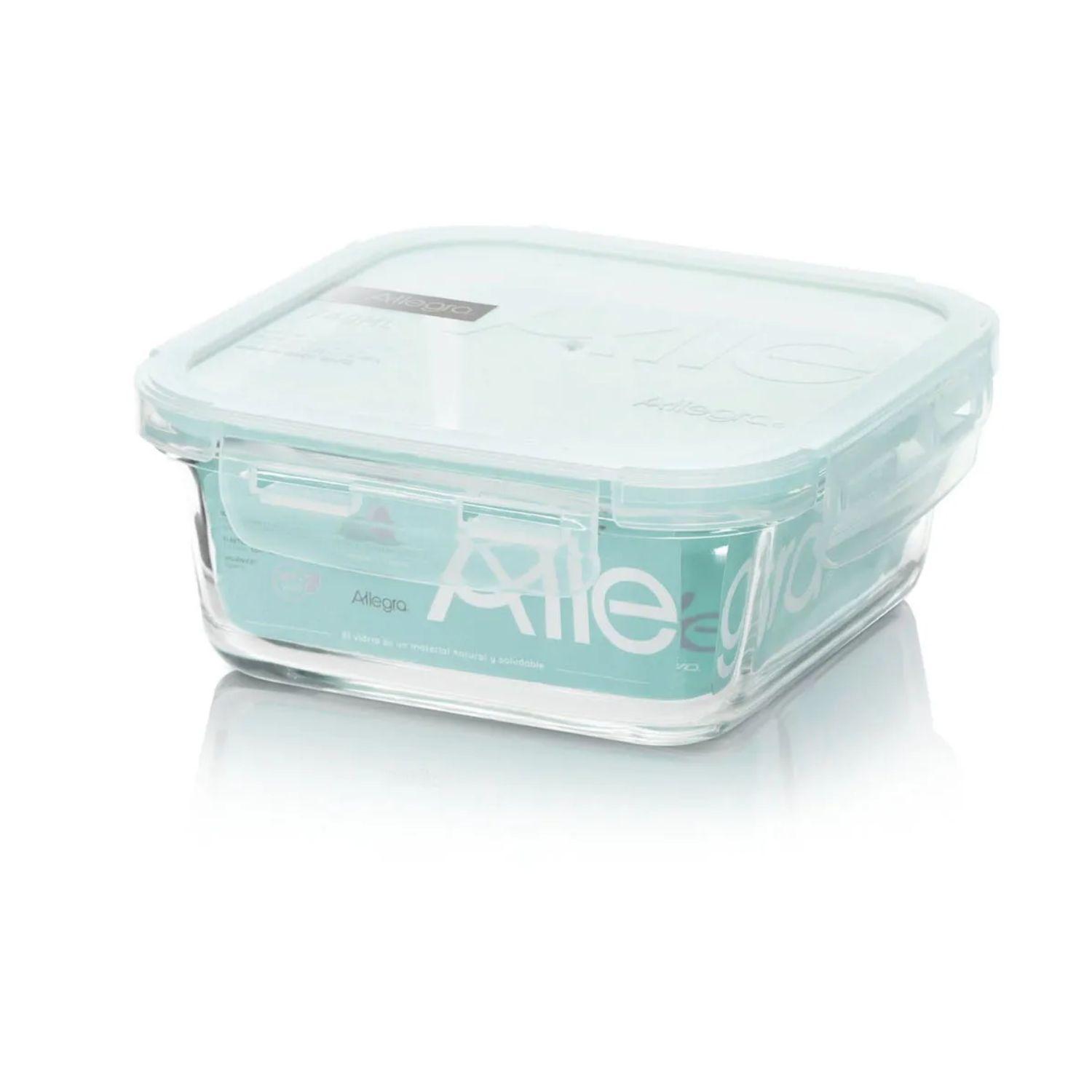 Set 10 Contenedores Tapers Hermeticos Vidrio Allegra-4