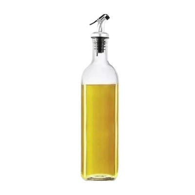 Pack Alcuza 3 Botellas 500mL Aceite Vinagre Soya Cocina-5