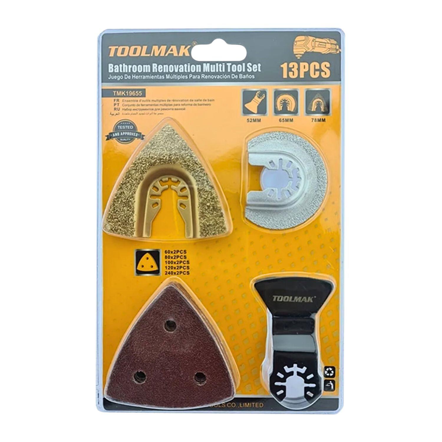 Juego Completo de Accesorios Multiusos 13 Piezas TMK19655-0