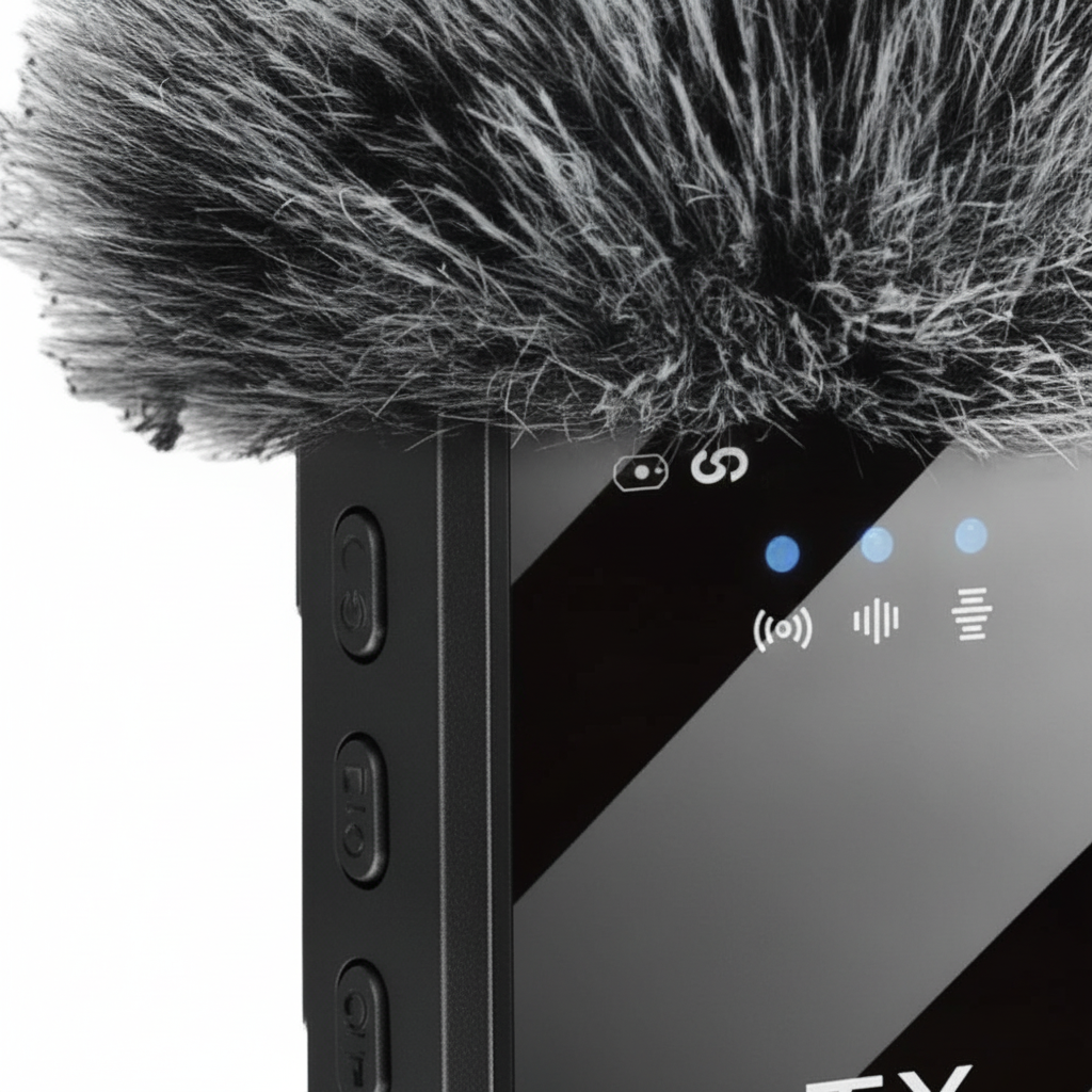 Micrófono Inalámbrico Celular Pack 2 TX Reducción Ruido Dsp-2