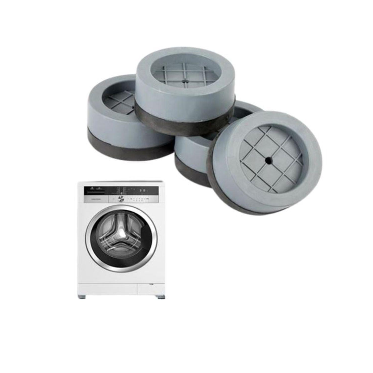 Pack 4 Piezas Soporte Altura Lavadora 6cm Gris-2