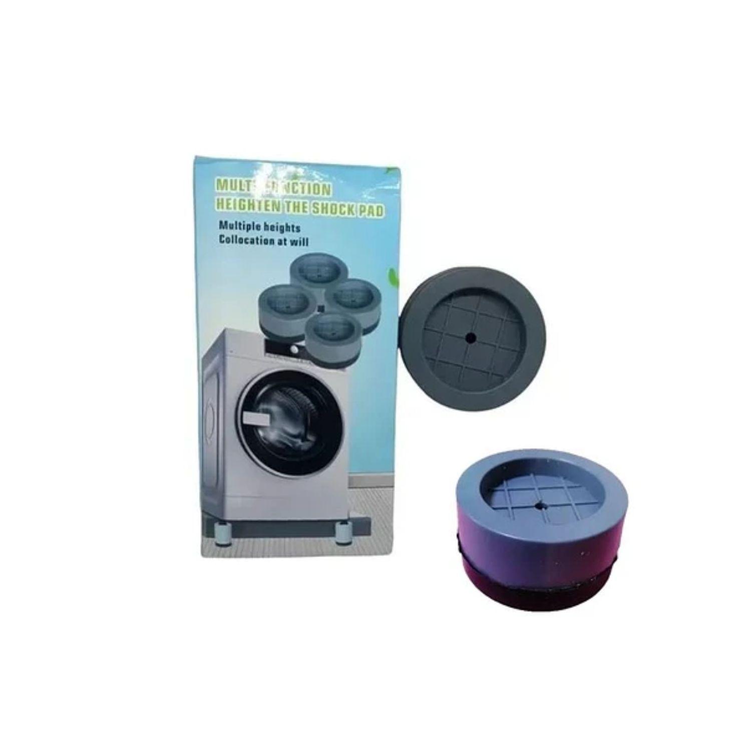 Pack 4 Piezas Soporte Altura Lavadora 6cm Gris-3