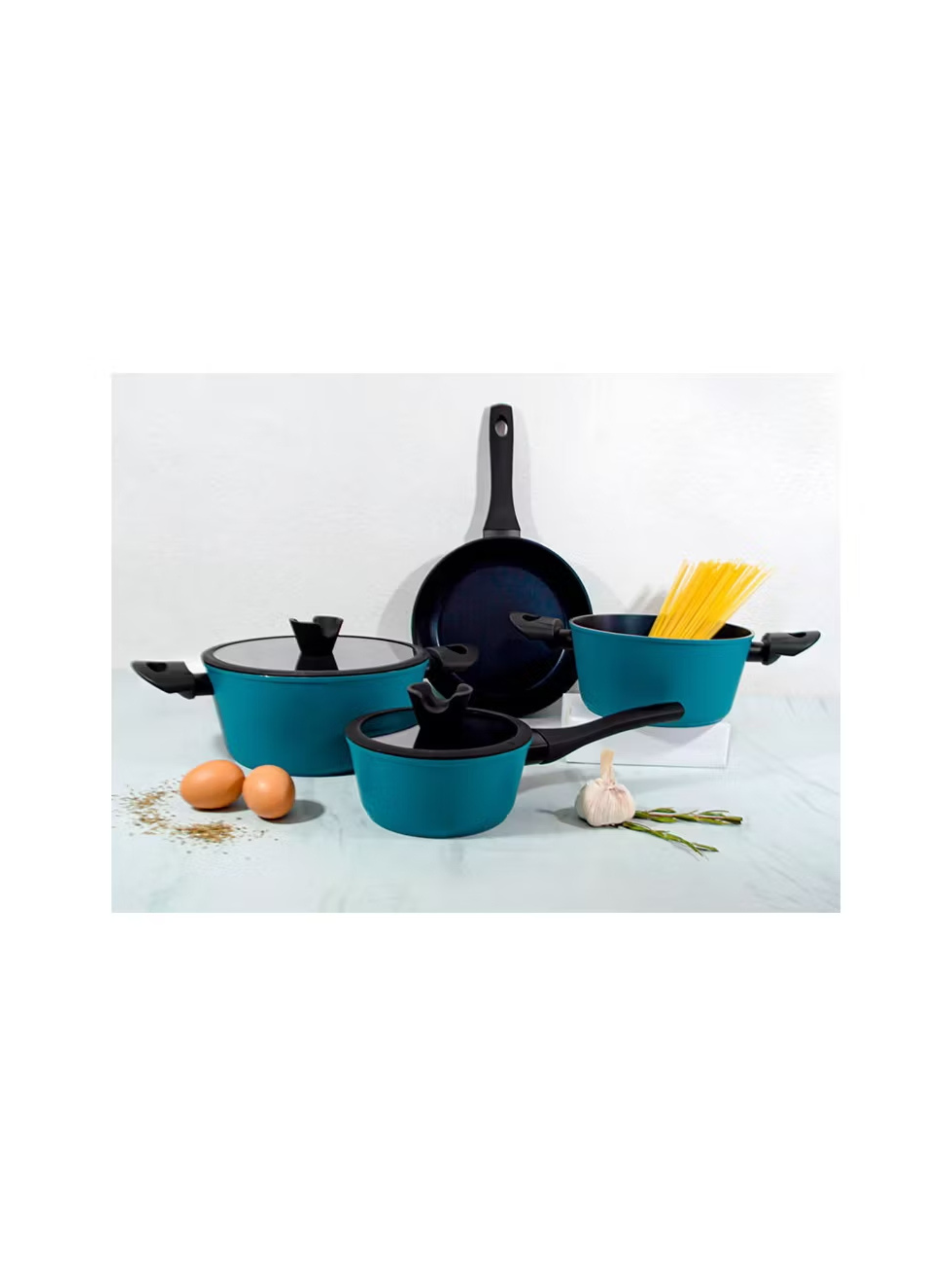 Bateria de cocina  7 piezas Antiadherente Diamond Keep-4