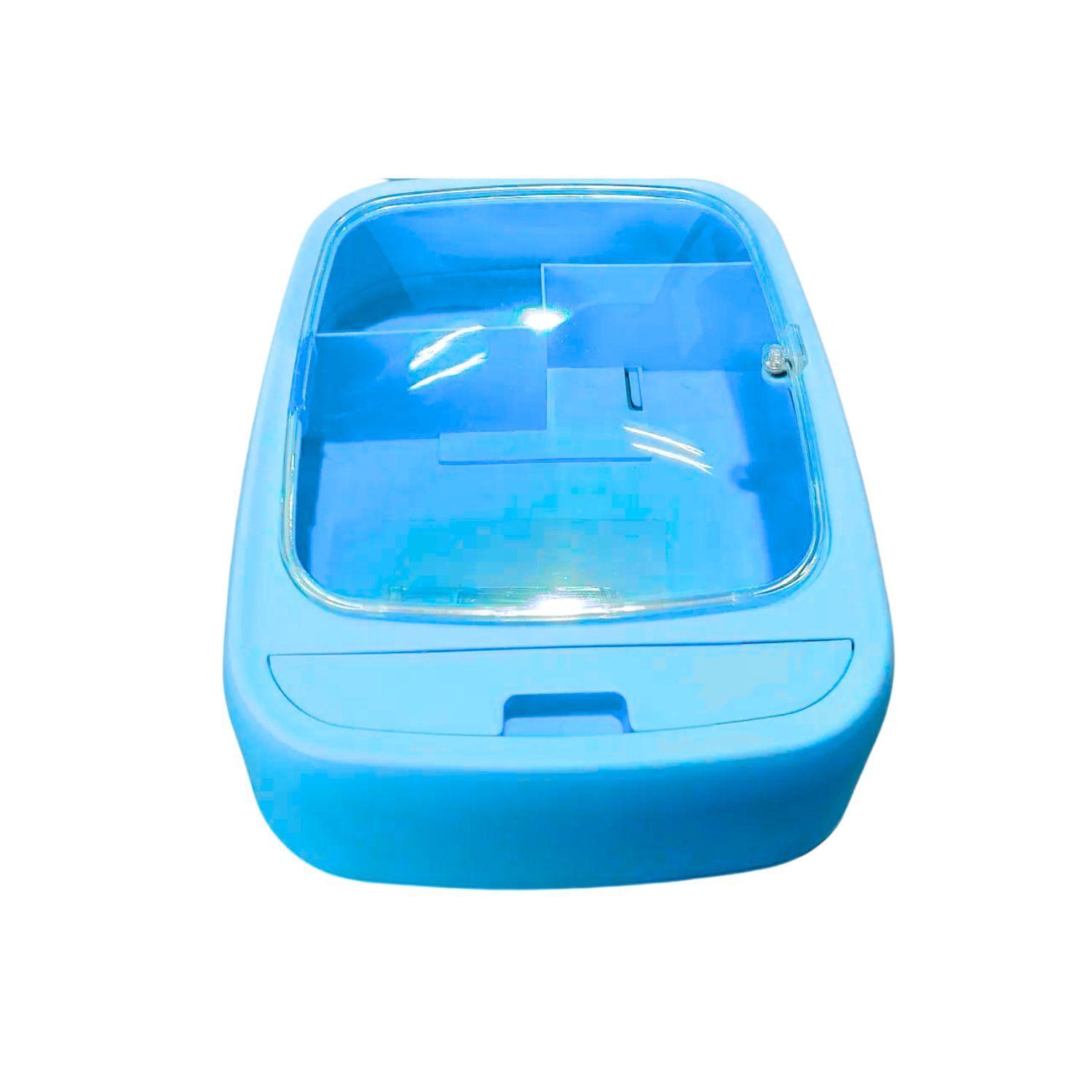 Comestiquero Montable Celeste 27cm Almacenamiento Práctico-2