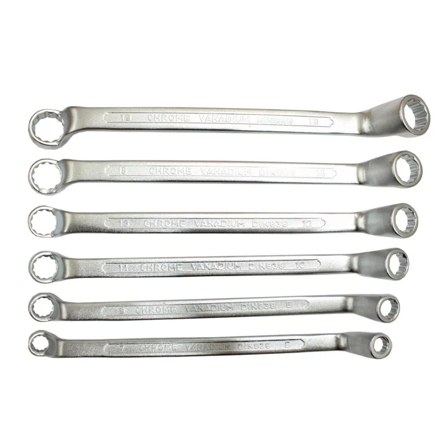 Set Llaves Corona 8 Pzas 20x22mm Multiuso Herramientas Ferreteria-2