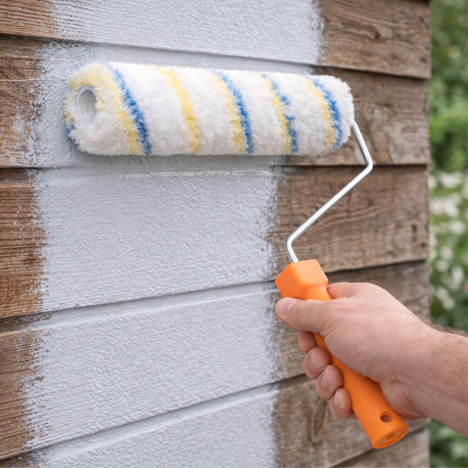 Set 6 Rodillos Chiporro Mango Plastico 26x35Cm Para Pintar-4