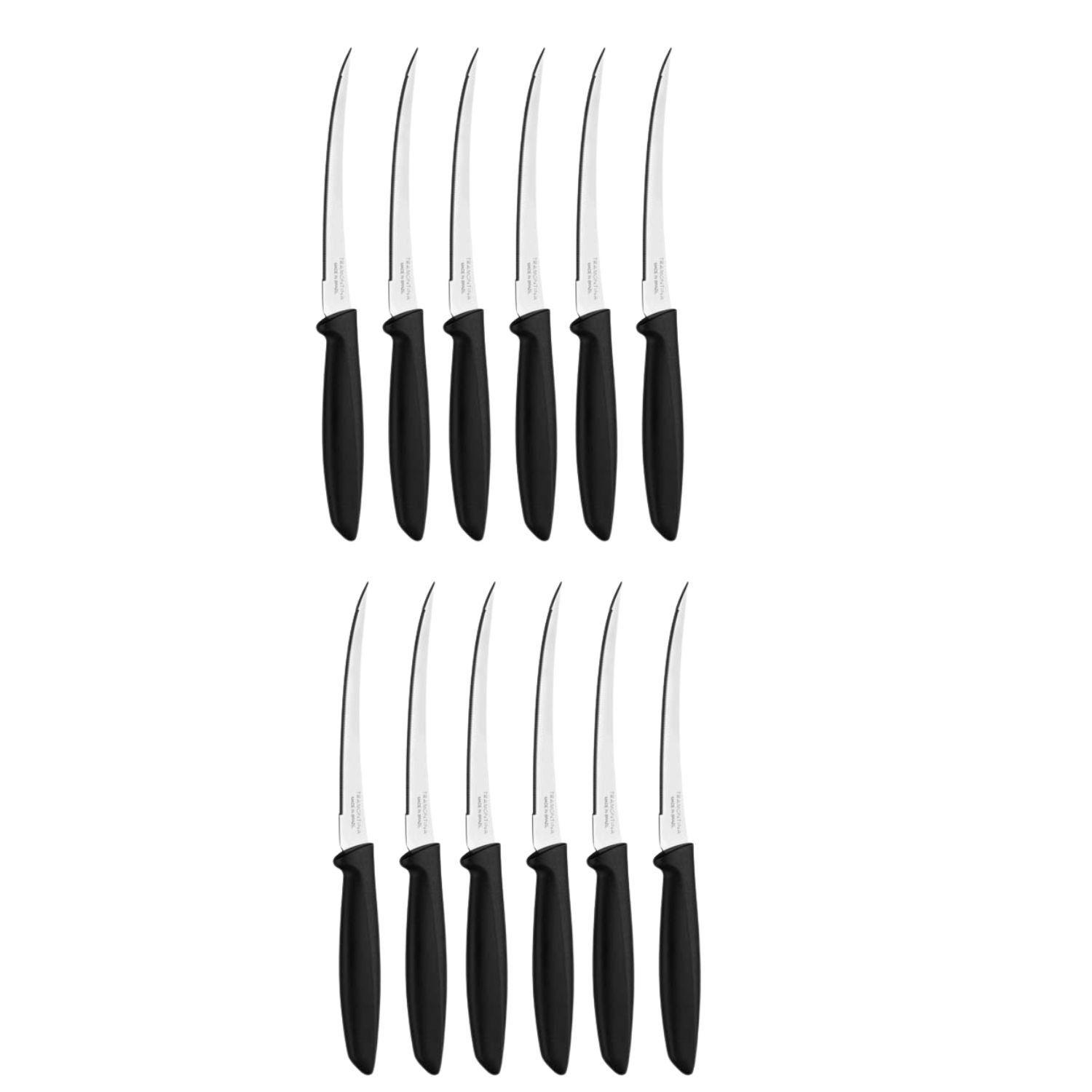 Set 12 Cuchillos Tramontina Para Tomates 5 Pulgadas Cocina-0