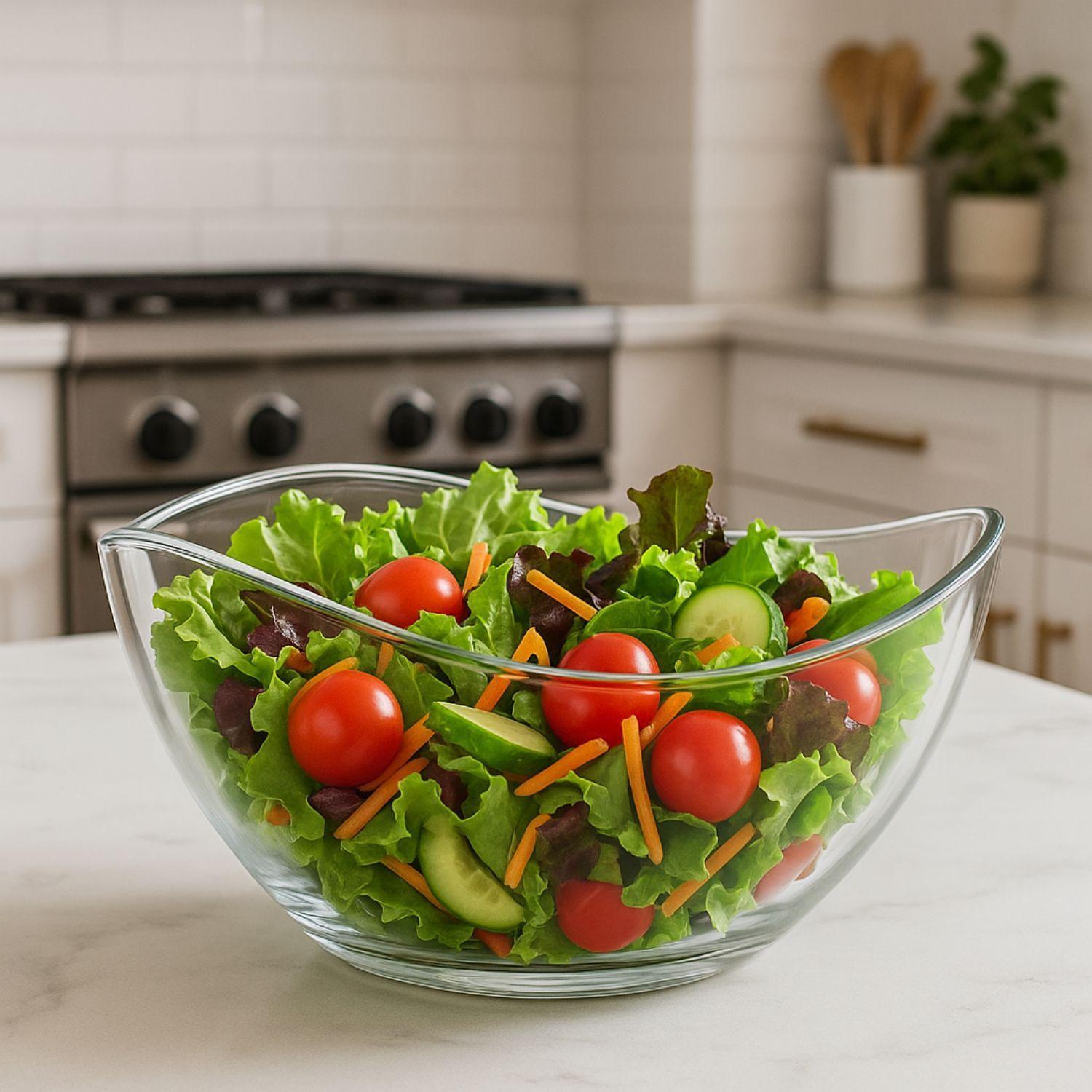 Set 6 Bowls Cuenco Ensaladera Tazon De Vidrio Aperitivos-2