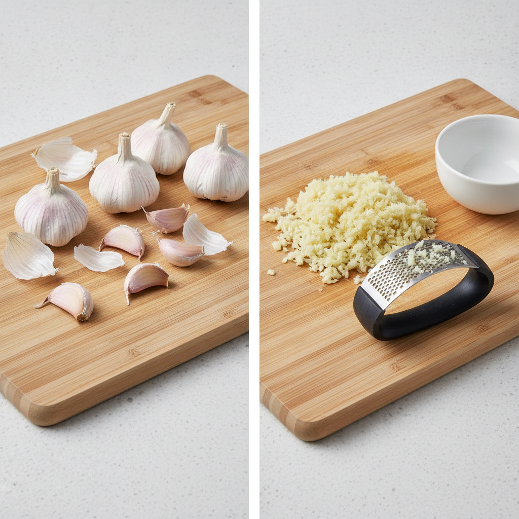 Prensa Ajos Manual Acero Inoxidable Picador Roller Cocina-4