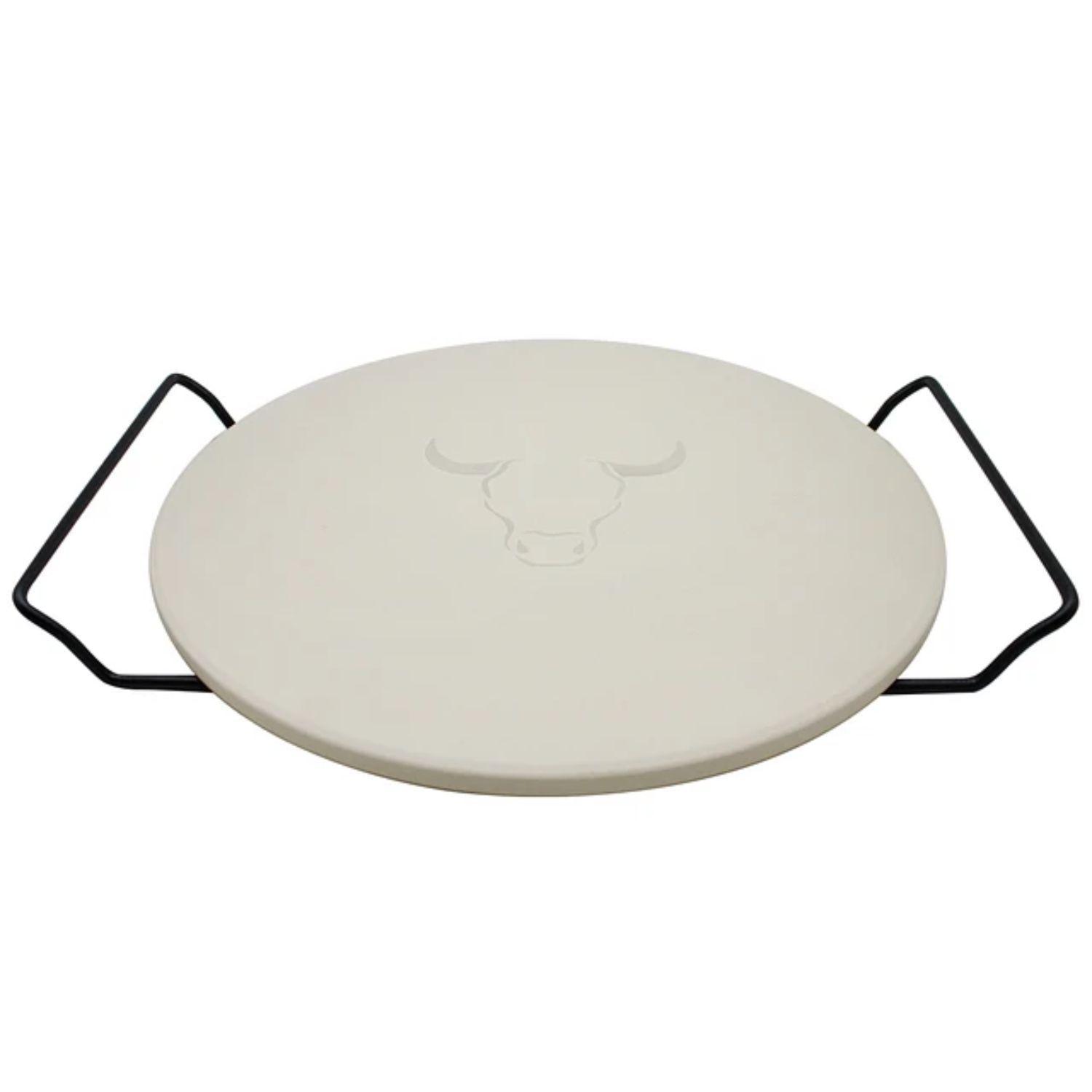 Set Pizza Piedra + Cortador Xl Wayu Color Blanco-3