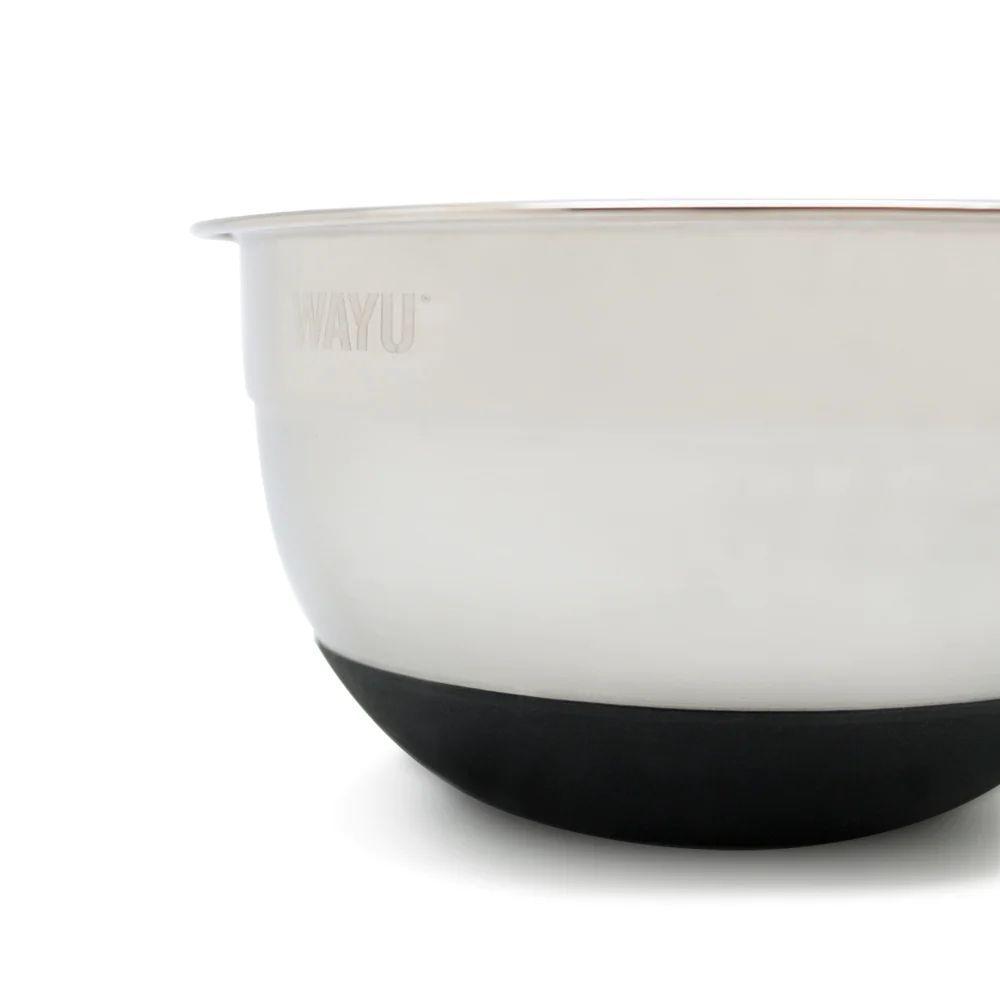 Bowl Ensaladera Acero Inoxidable Wayu 16 Cm Base Silicona-2