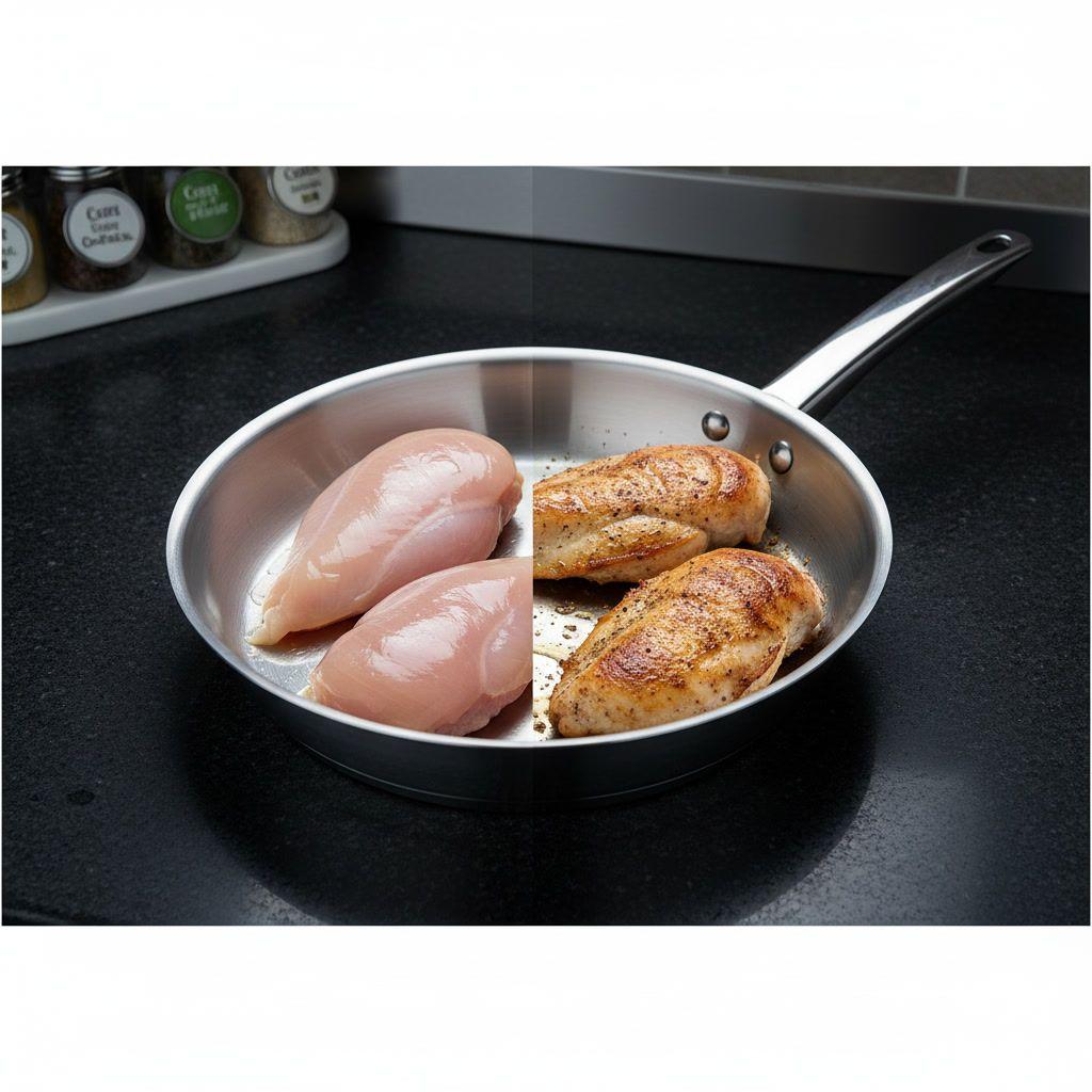 Sartén Acero Inoxidable 24cm Wens Umbra Inducción-4