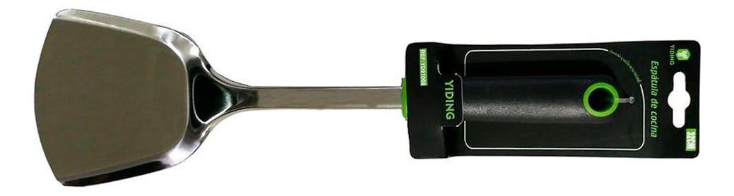 Espatula Para Cocinar Metalica 32 Cm Con Mango Plsatico-1