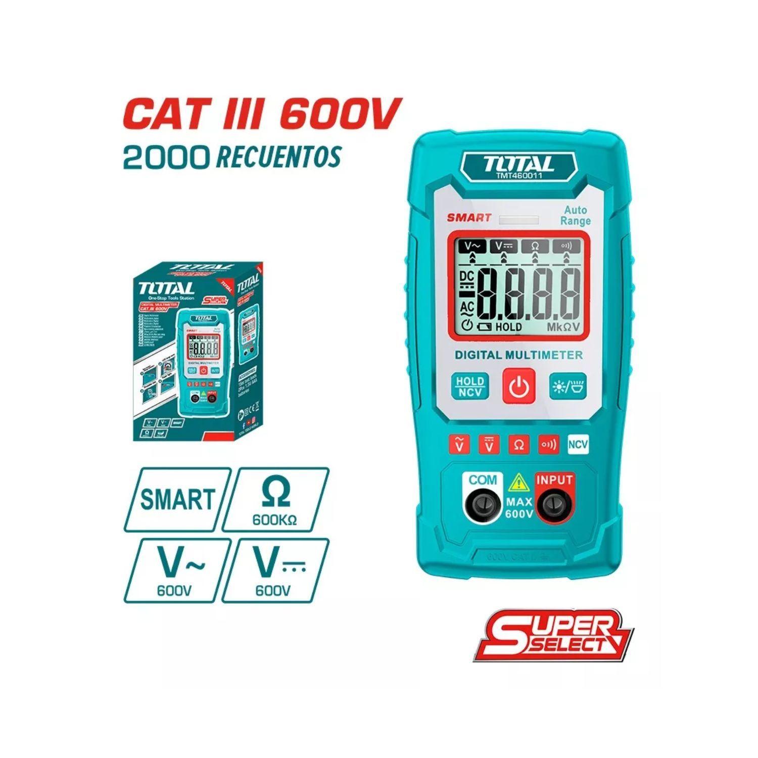 Multitester Digital Herramienta Profesional TMT460011-1