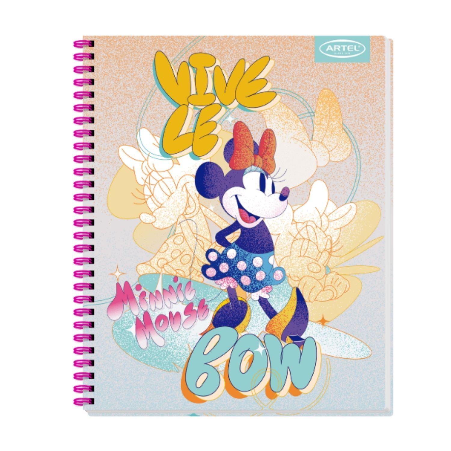 Pack 10 Cuadernos Ratona Diseño Colorido Escolar Niños-3