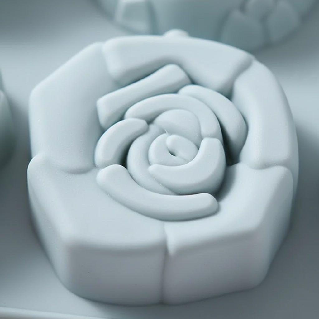 Molde Silicona Flores Rosas Repostería Cocina Silicona-2