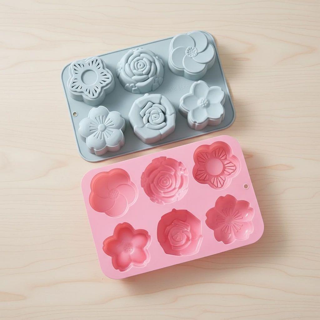 Molde Silicona Flores Rosas Repostería Cocina Silicona-3