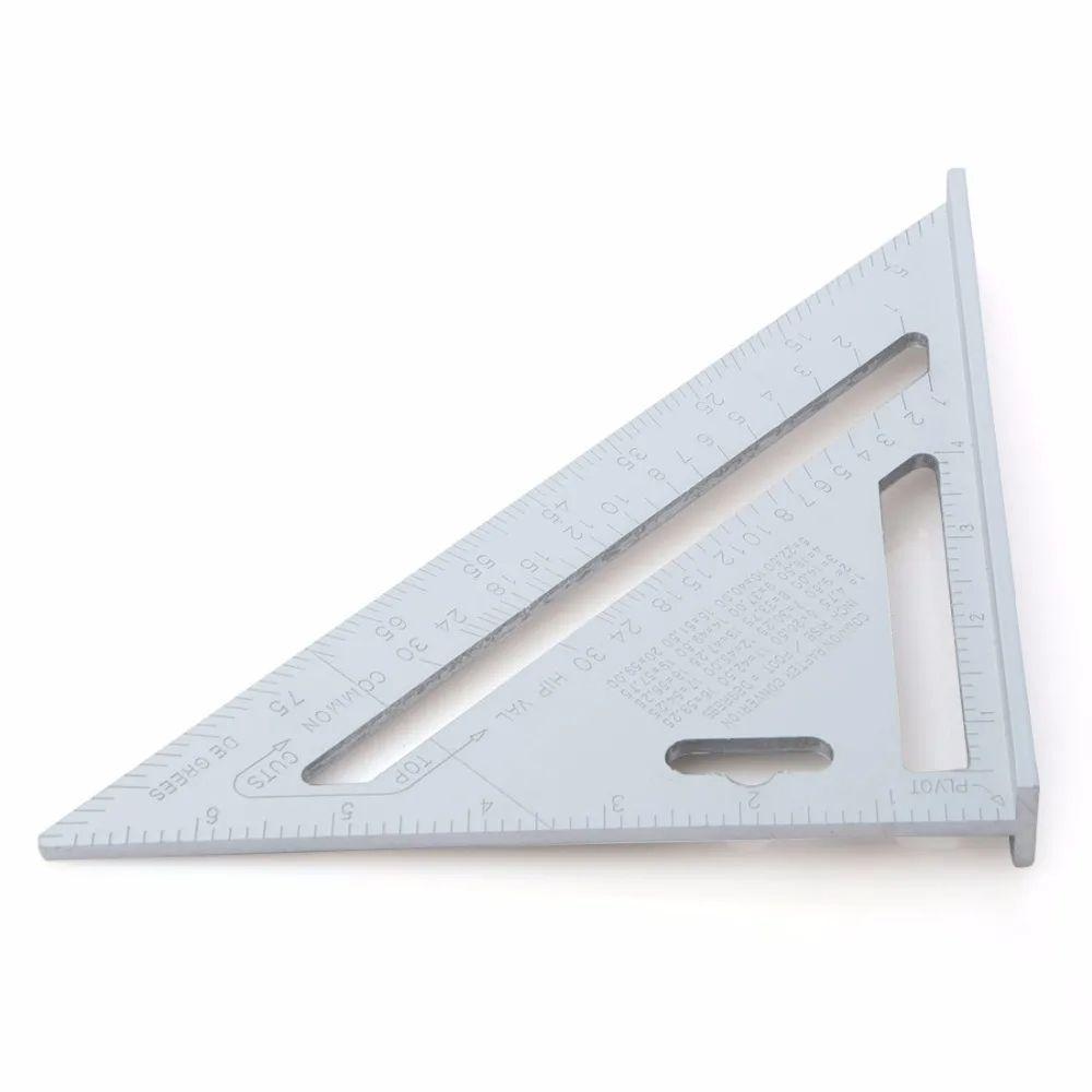 Escuadra De Medición Rápida De Aluminio Macizo Carpintería-2