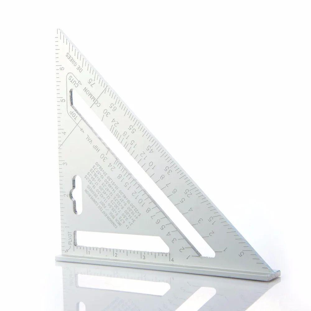 Escuadra De Medición Rápida De Aluminio Macizo Carpintería-4
