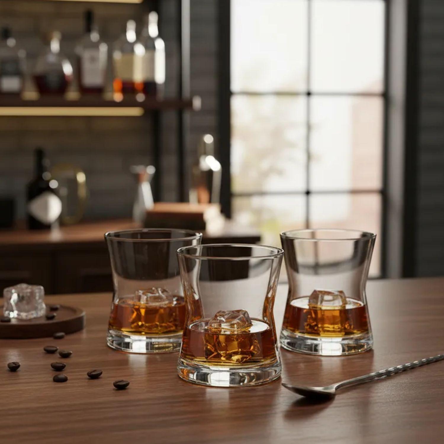 Set 24 Vasos Derin Whisky 300mL Bebidas Tragos Elegante-2
