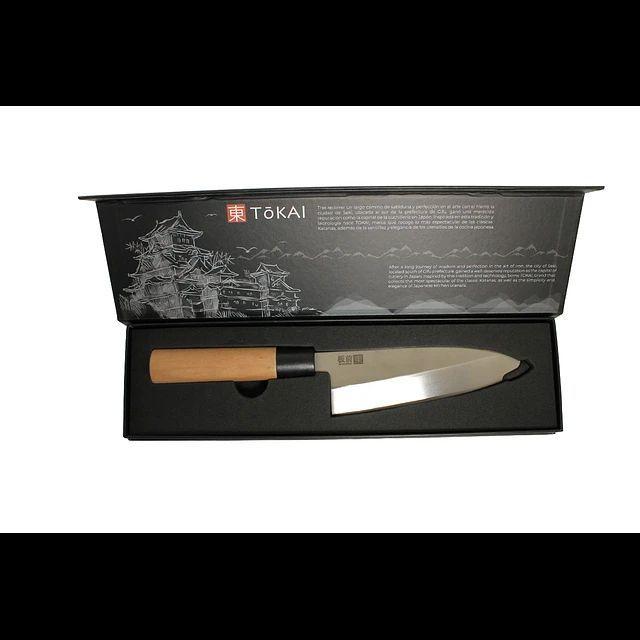 Cuchillo Tokai Chef Wayu de 30cm Mango Madera Arce Cocina-1