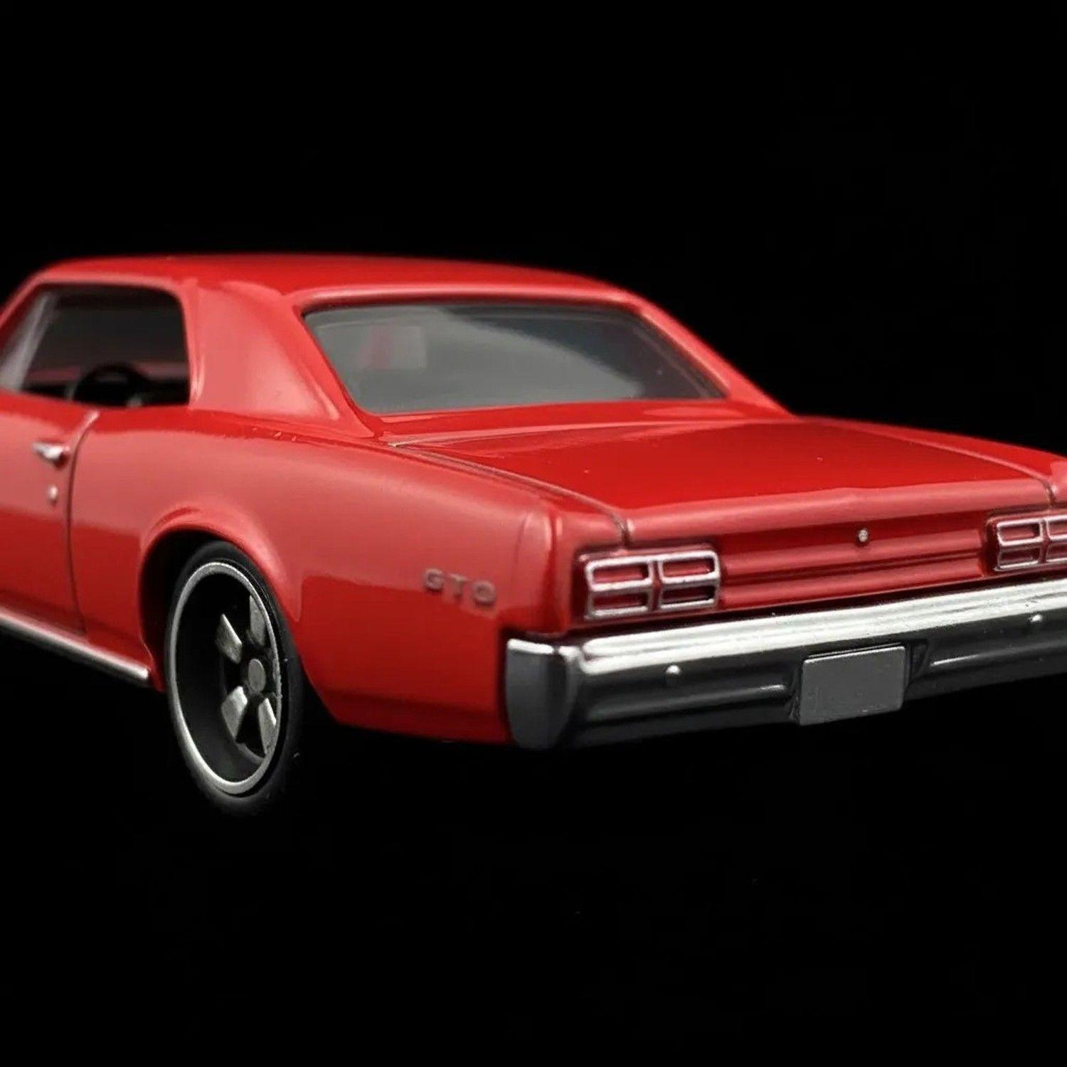 Pontiac Gto 66 Hot Wheels Silver 1/64-4