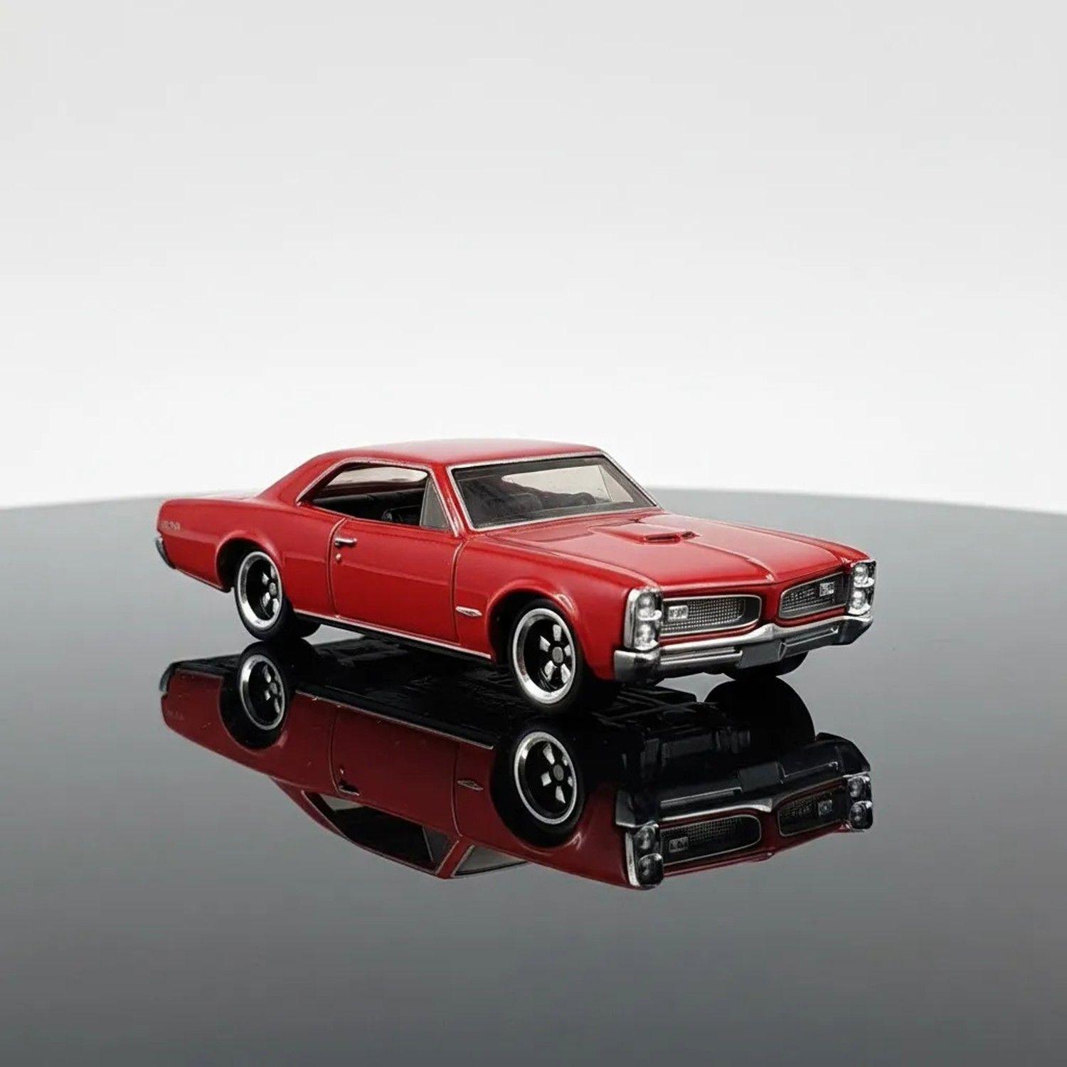 Pontiac Gto 66 Hot Wheels Silver 1/64-6