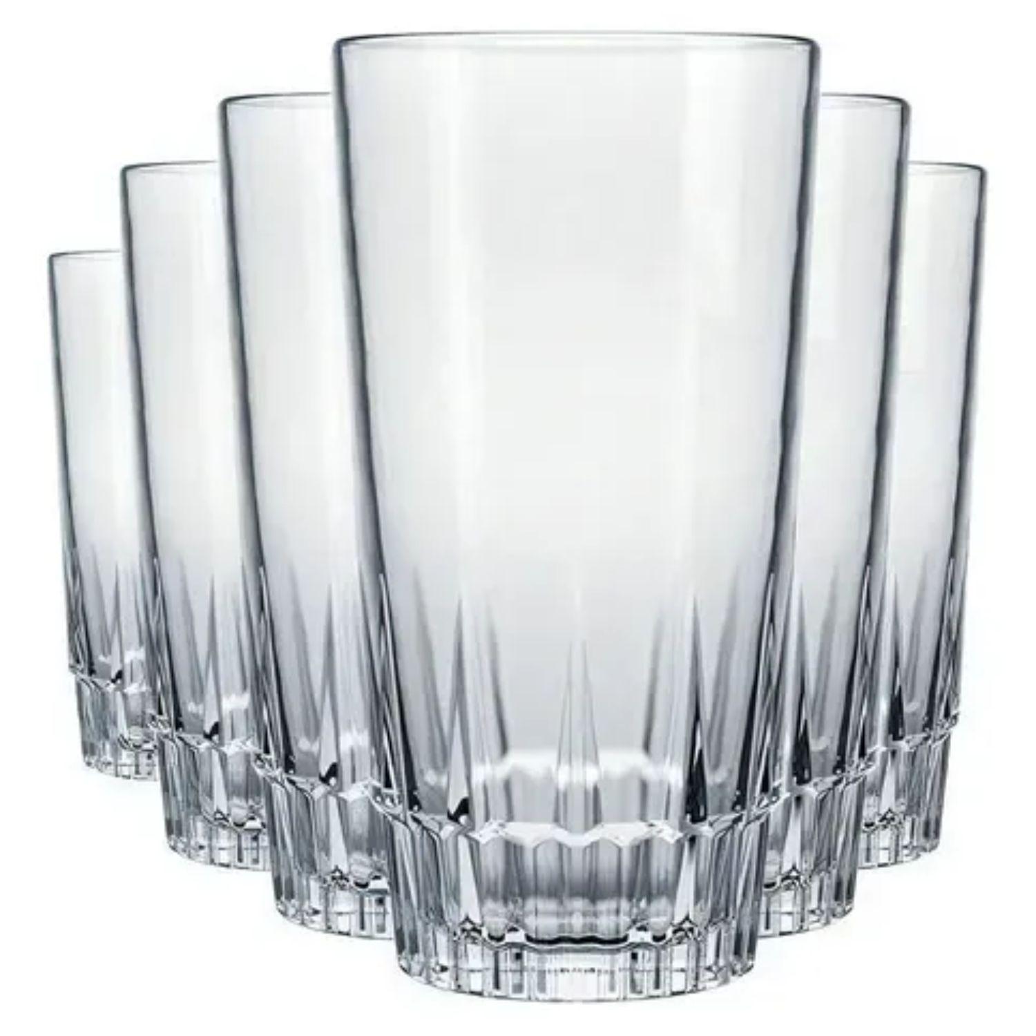 Set 6 Vasos Alto Long Drink Vega 330mL Trasparente-3