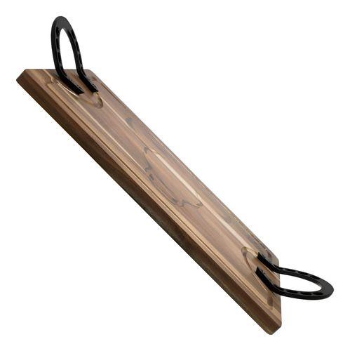 Tabla Para Picar Carne Picadillos Madera Premium Wayu Large Color Marrón Liso-2