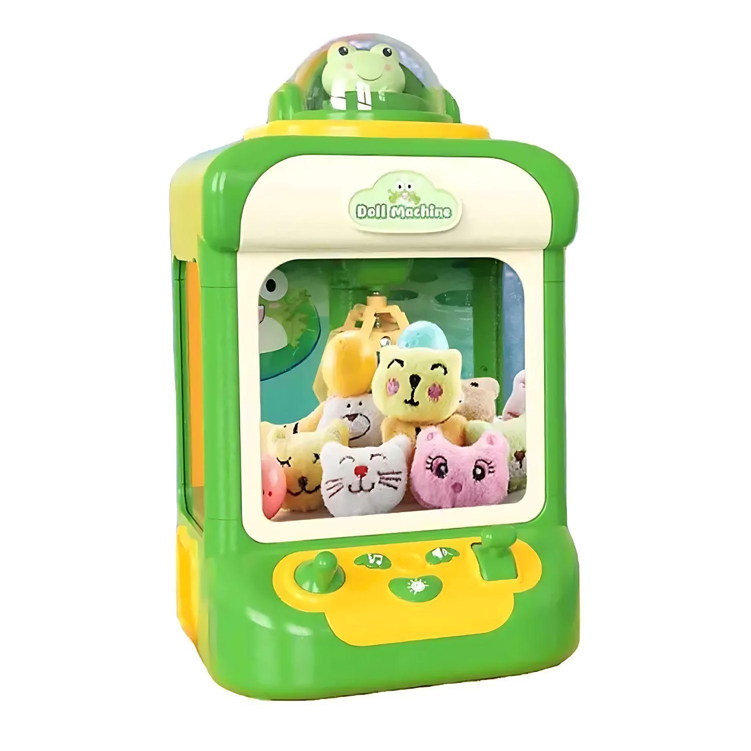 Juguete Mini Máquina Garra Muñecos Diseño de Rana para niños-0