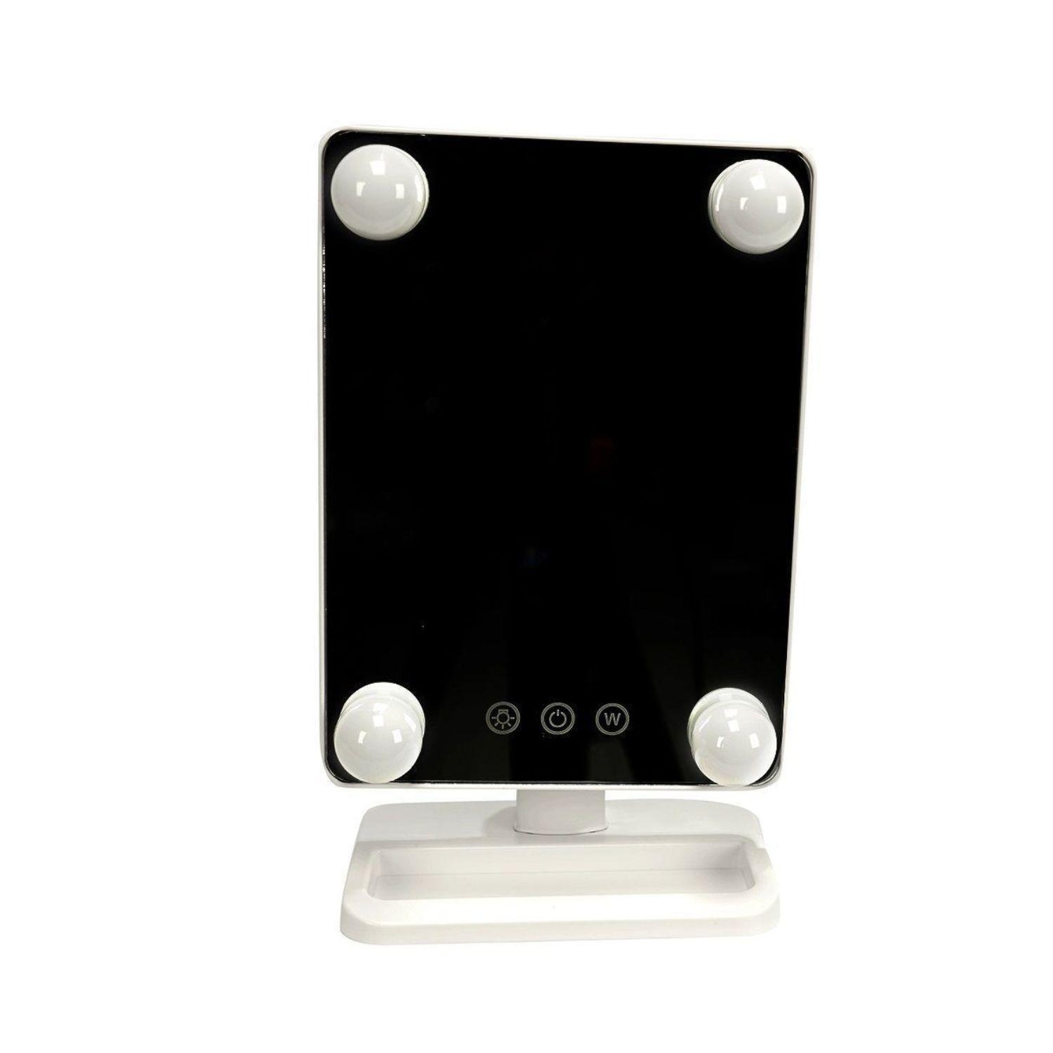 Espejo Plegable 360 18cm 4 Leds Cosmetic Mirror Maquillaje-2
