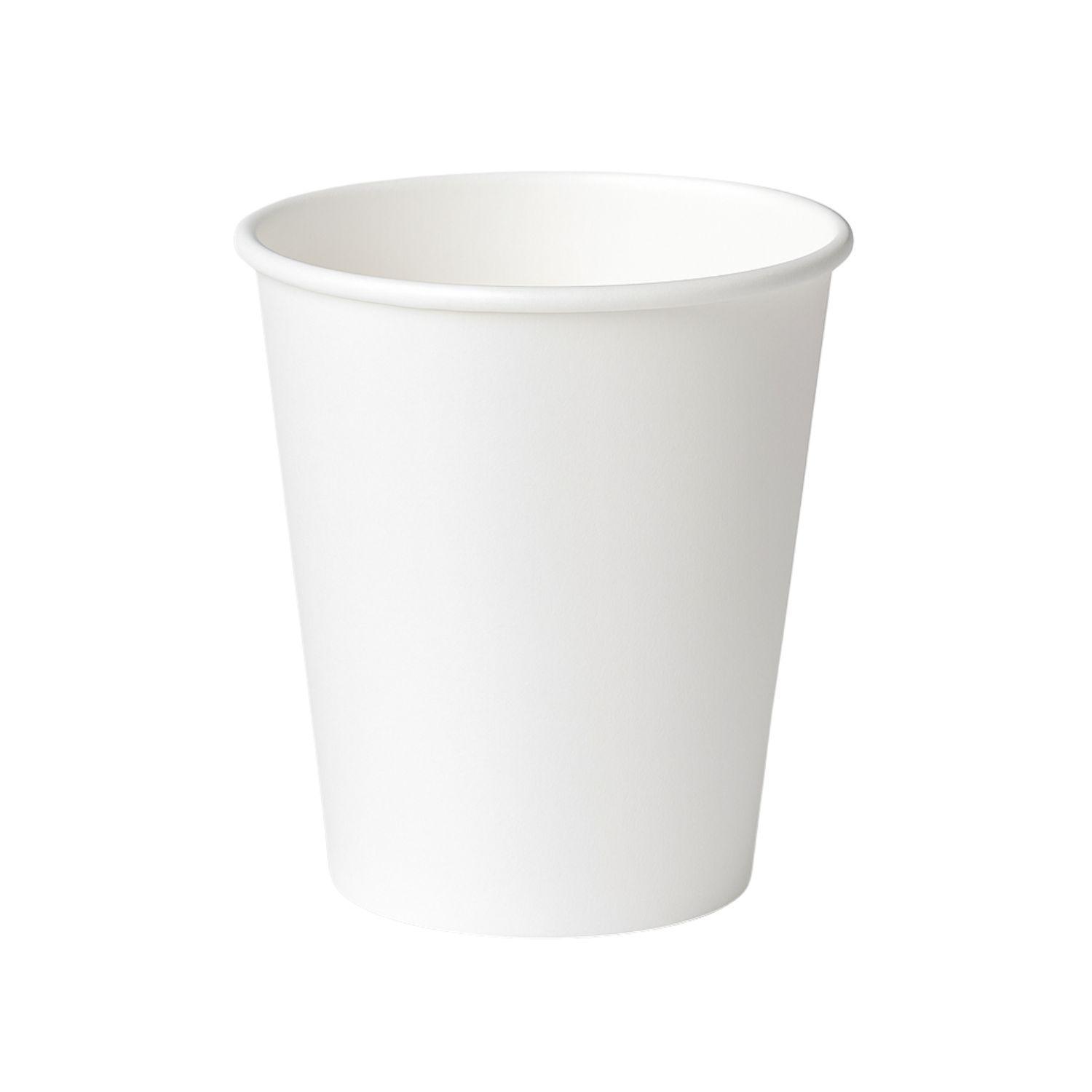 Set 50 Vasos Polipapel Termico 236mL 8Oz Desechable Blanco-1