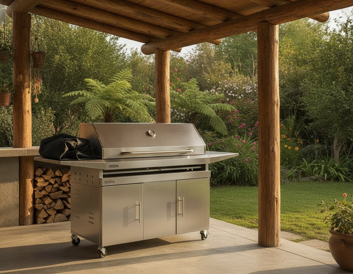 Funda Cubre Parrilla Impermeable Tela Oxford XL Cubre Asador-3