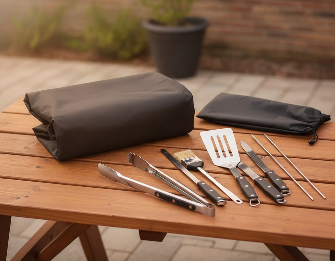 Funda Cubre Parrilla Impermeable Tela Oxford XL Cubre Asador-4
