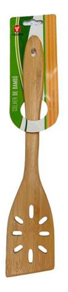 Espatula Utensilio de Bambu 32 Cm Para Cocinar Cocina 2-0