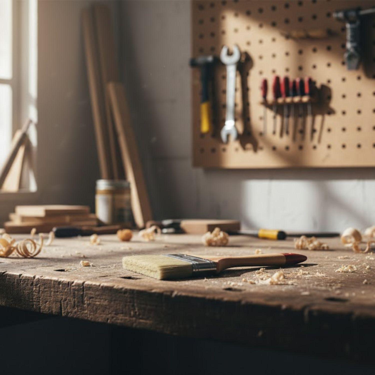 Set 3 Brocha Mango Madera 5 Pulgadas Para Pintura Pintar-3