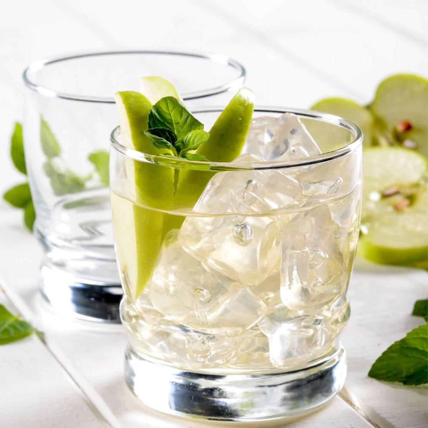 Set 48 Vasos Madeira Rocks Bajos 304mL Menaje Cocina Cristar-1