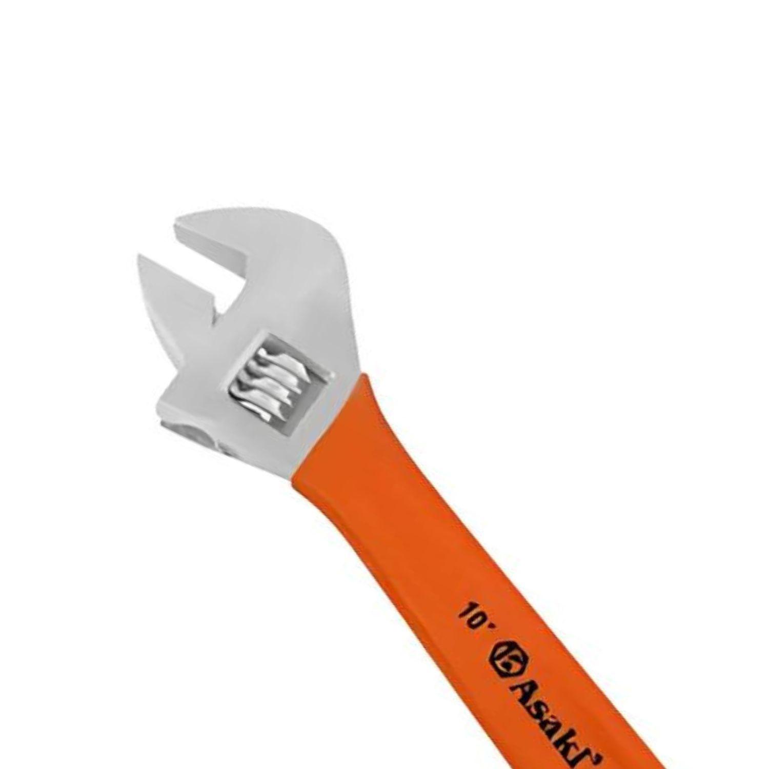 Llave Francesa Ajustable de 12" Herramienta Profesional-3