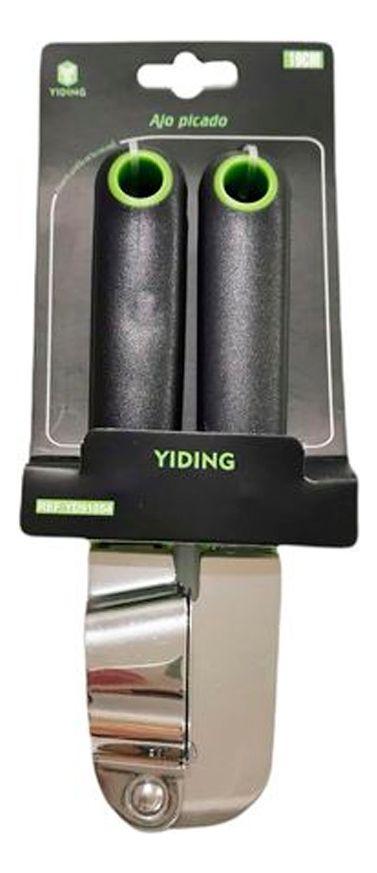 Prensa De Ajo Picador De Ajo 19 Cm Mango Silicona Negro-0