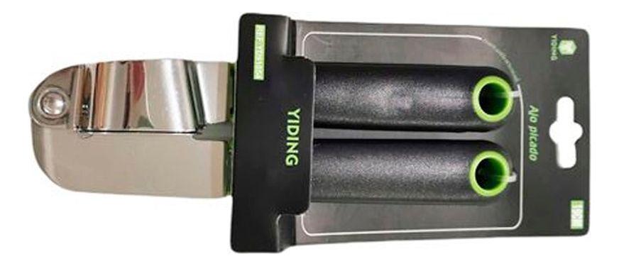 Prensa De Ajo Picador De Ajo 19 Cm Mango Silicona Negro-1