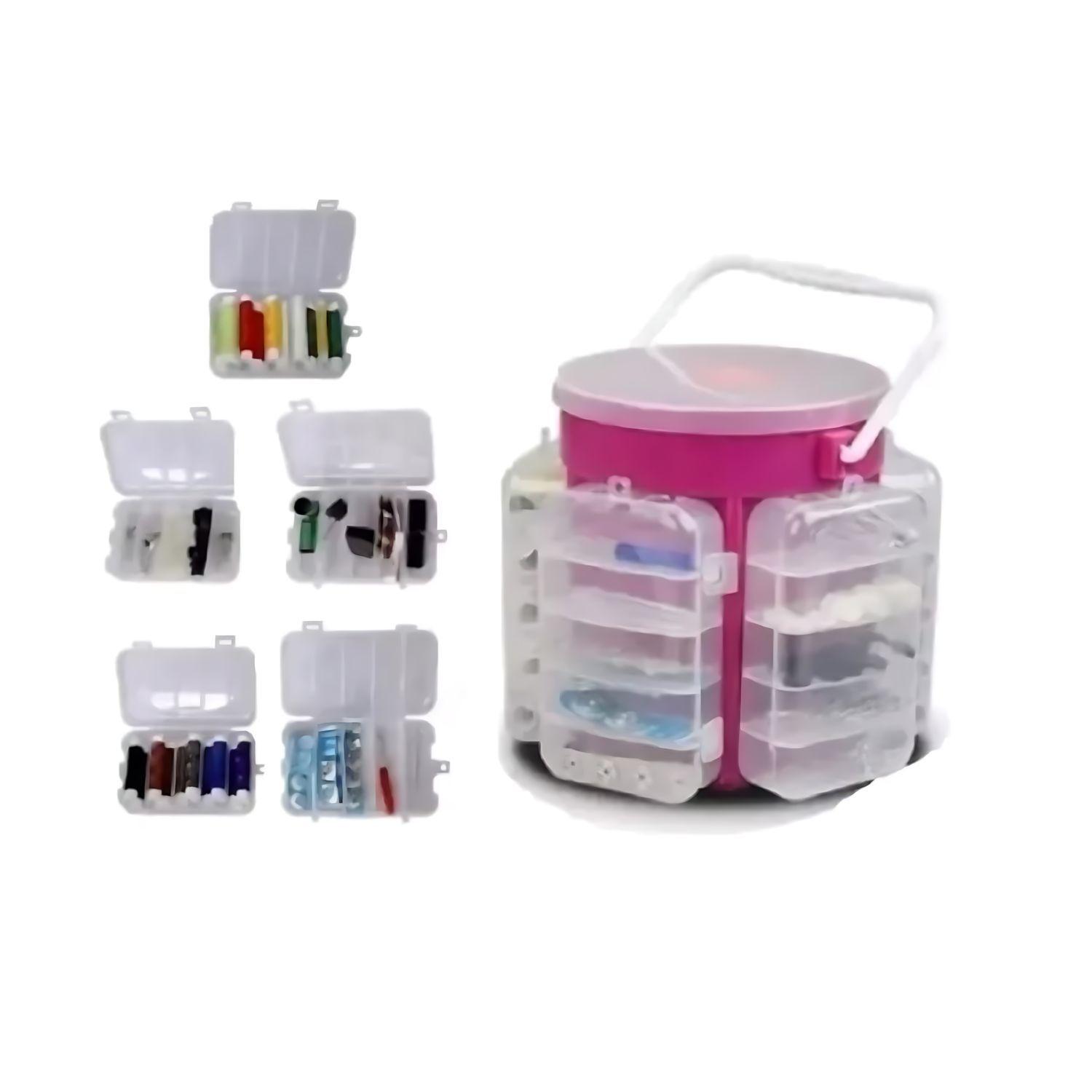 Costurero Organizador Set Costura 210 Piezas 18cm Resistente-2