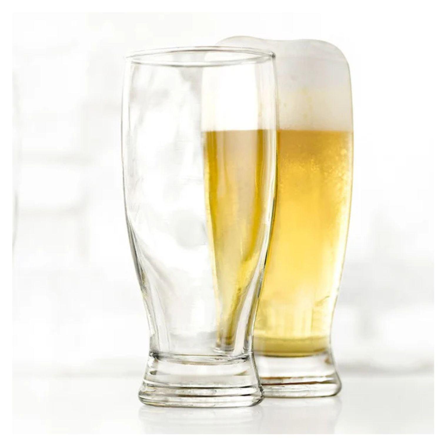 Pack 4 Vasos Cerveceros Vidrio Modelo Amberes 560mL-2