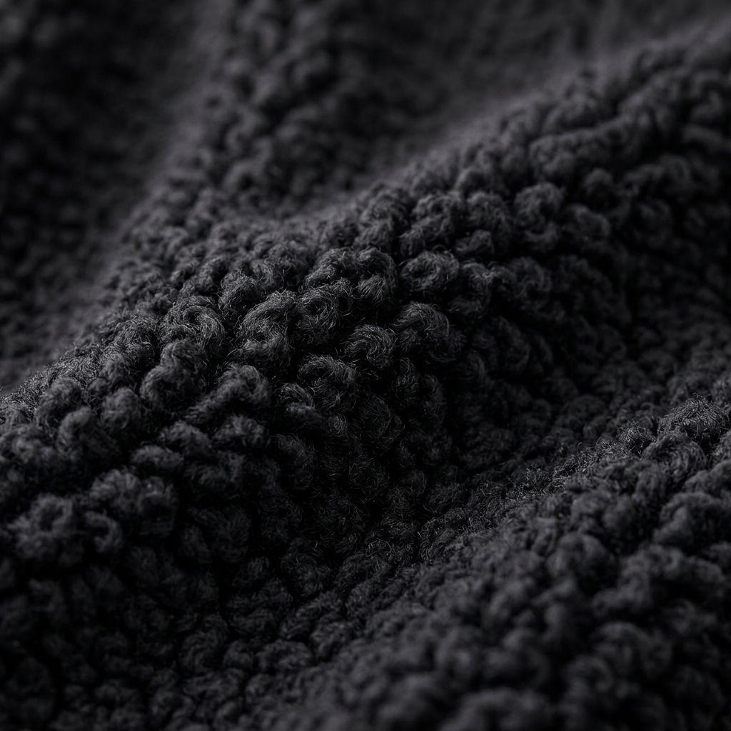 Manta Frazada Polar Sherpa Martine Negro 127x152cm-2