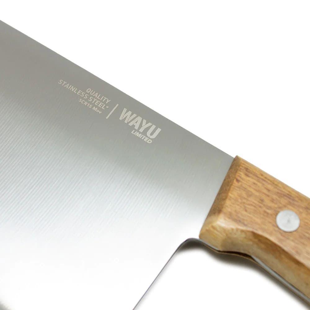 Hacha Cuchillo Machete Profesional Wayu 29cm Acero-2