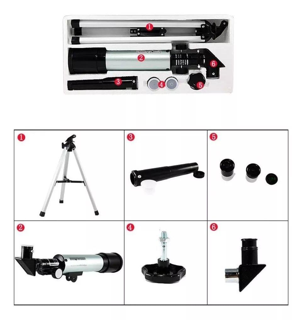 Telescopio Astronómico Profesional Filtro Solar F36050 Color Gris-1